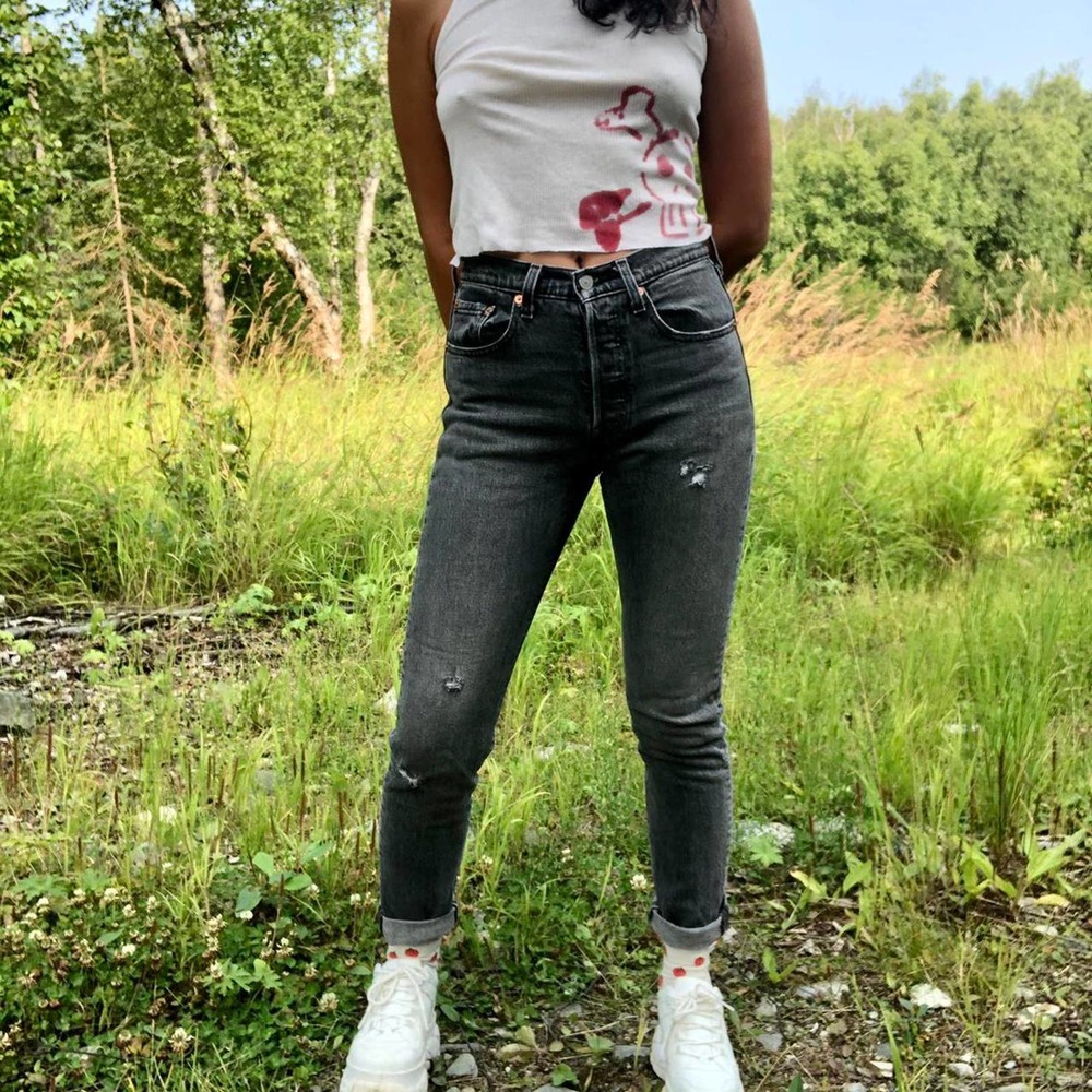 Vintage skinny levis